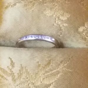 Beautiful White Gold and Diamond Wedding  Band